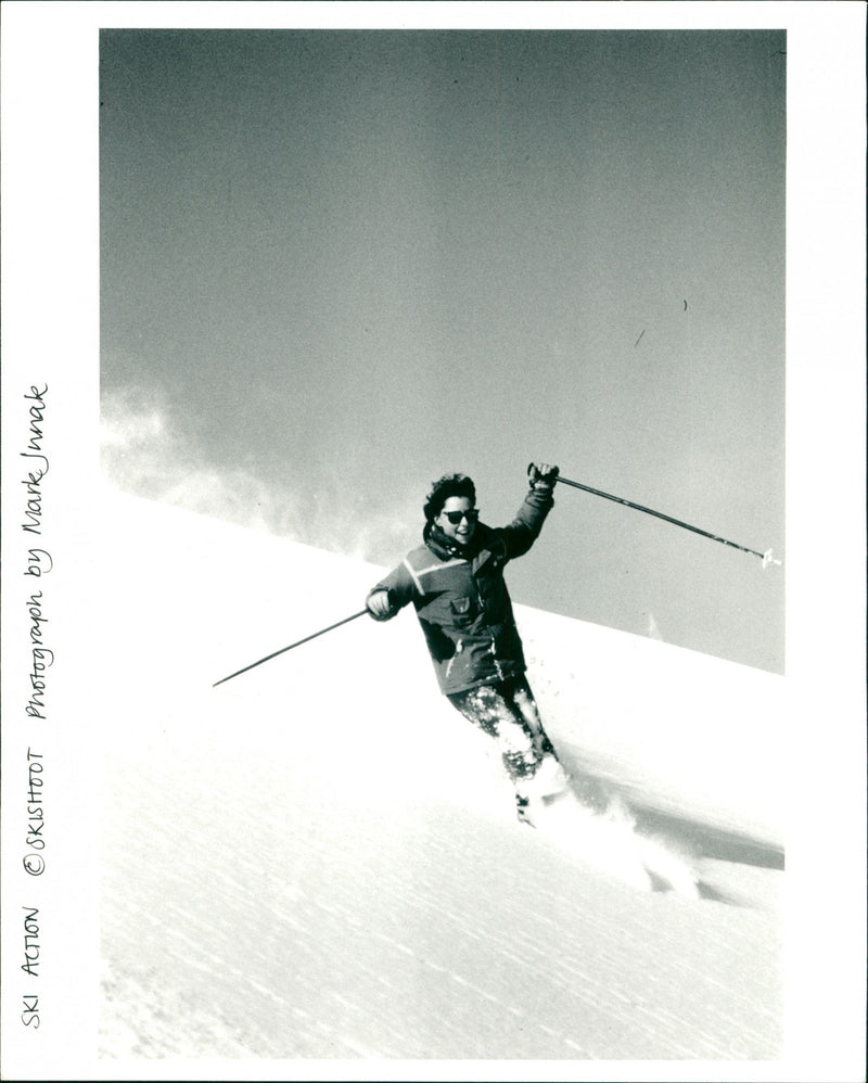 Skiing - Vintage Photograph