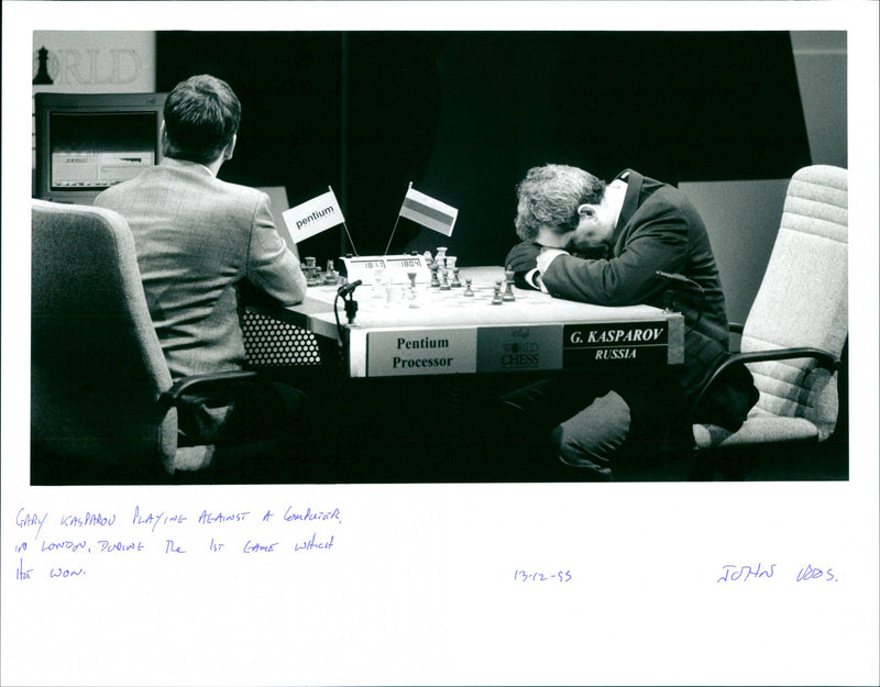 Gary Kasparov - Vintage Photograph