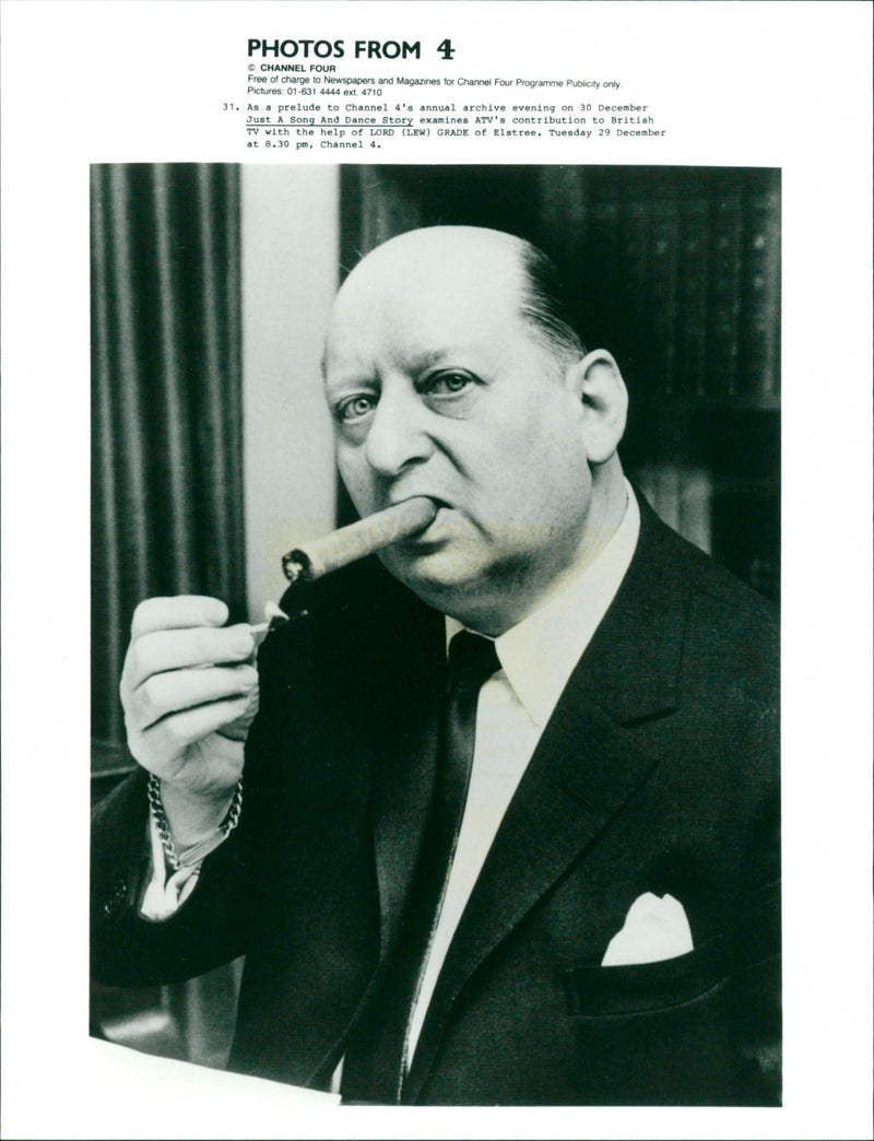 Lew Grade - Vintage Photograph