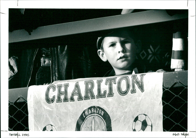 Football Fans - Vintage Photograph