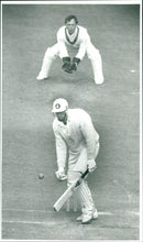 Cricket Lineups - Vintage Photograph