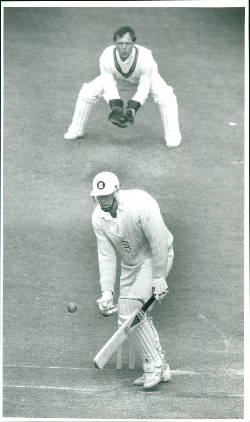 Cricket Lineups - Vintage Photograph