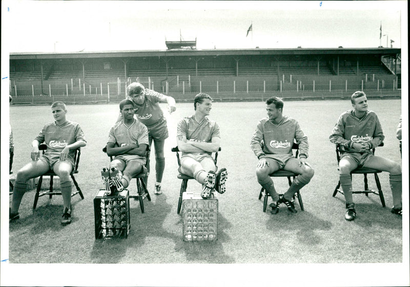 Football Players - Vintage Photograph