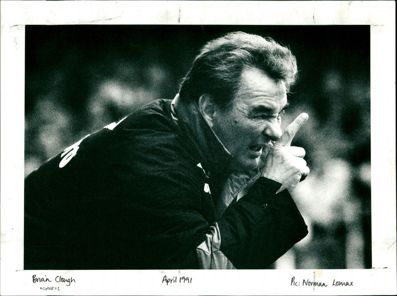 Brian Clough - Vintage Photograph