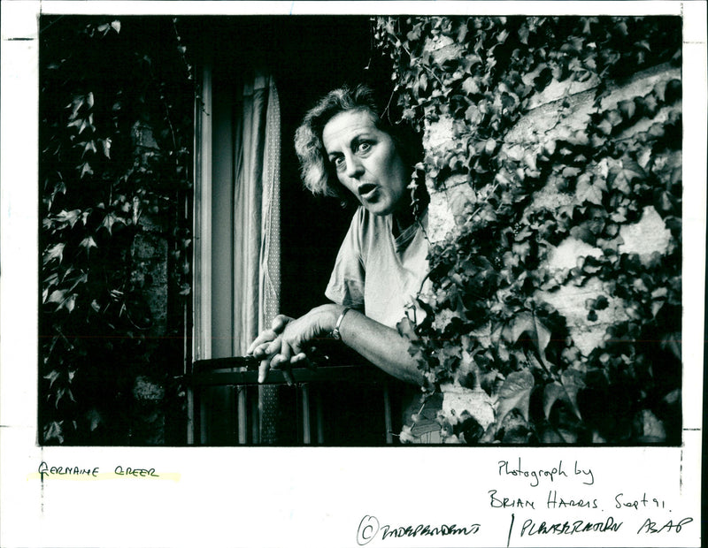 Germaine Greer - Vintage Photograph