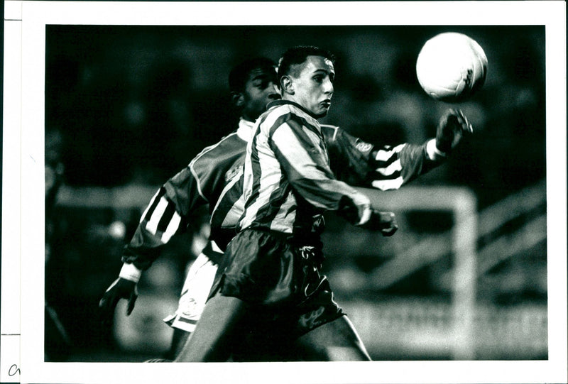 Soccer Game - Vintage Photograph