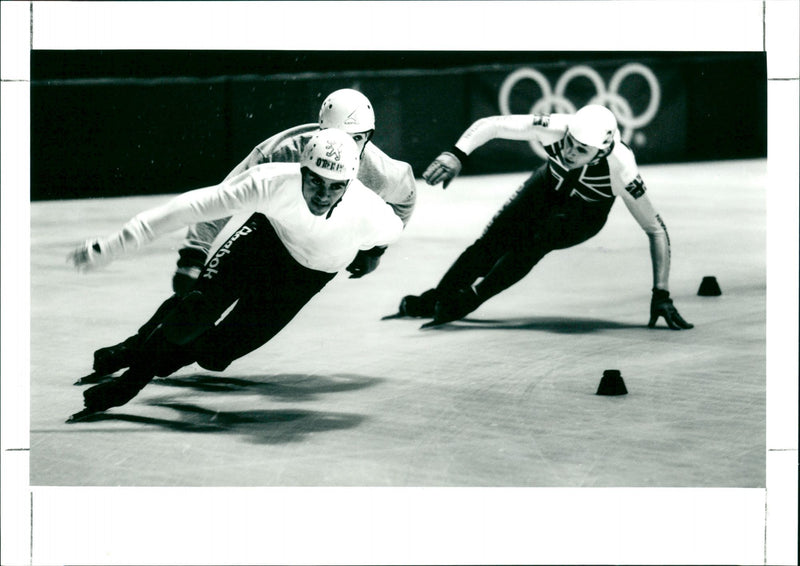 Ice skating - Vintage Photograph