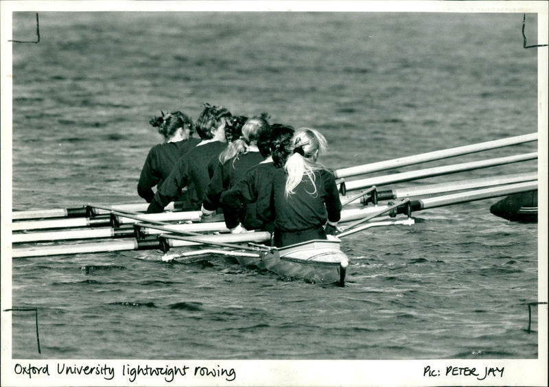 Oxford University lightweight rowing - Vintage Photograph