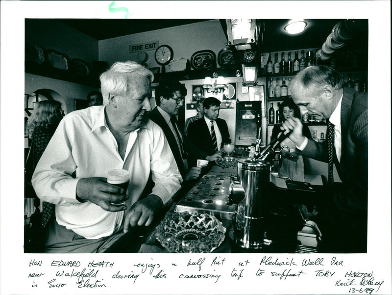 Hon Edward Heath. - Vintage Photograph