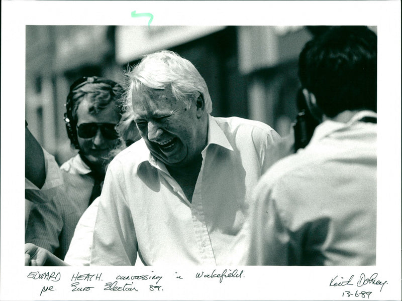 Edward Heath. - Vintage Photograph