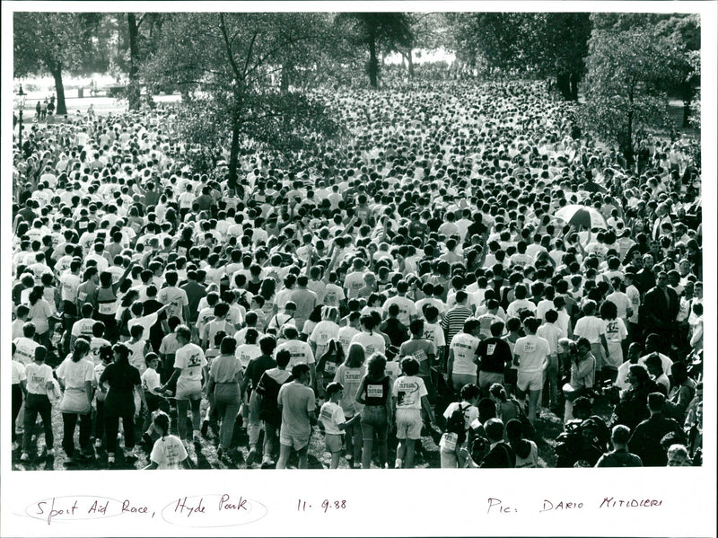 Sport Aid Race - Vintage Photograph