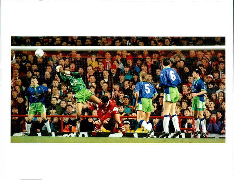 Soccer game - Vintage Photograph