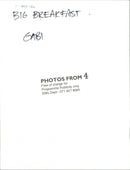 Big Breakfast Gaby - Vintage Photograph