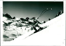 Skiing - Vintage Photograph
