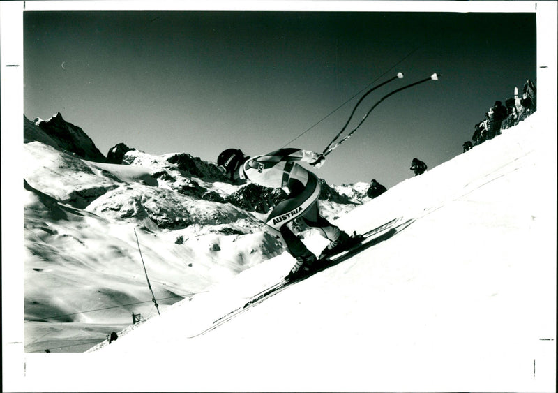 Skiing - Vintage Photograph