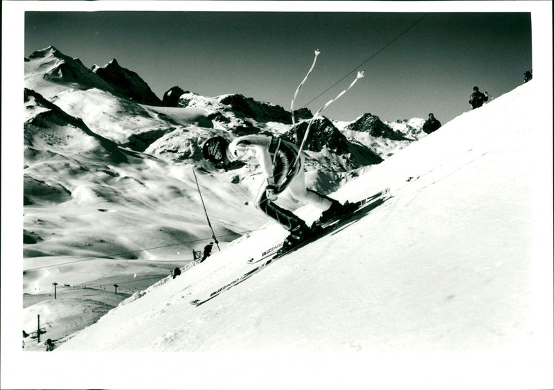 Skiing - Vintage Photograph