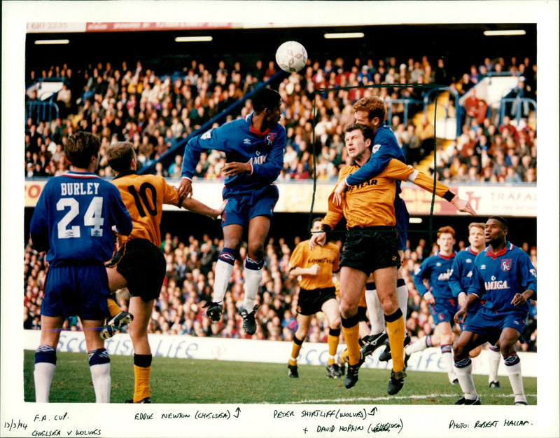 F.A. Cup Chelsea v Wolves - Vintage Photograph