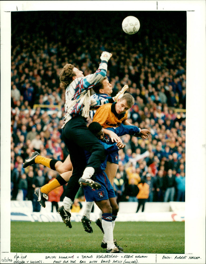 F.A. Cup Chelsea v Wolves - Vintage Photograph