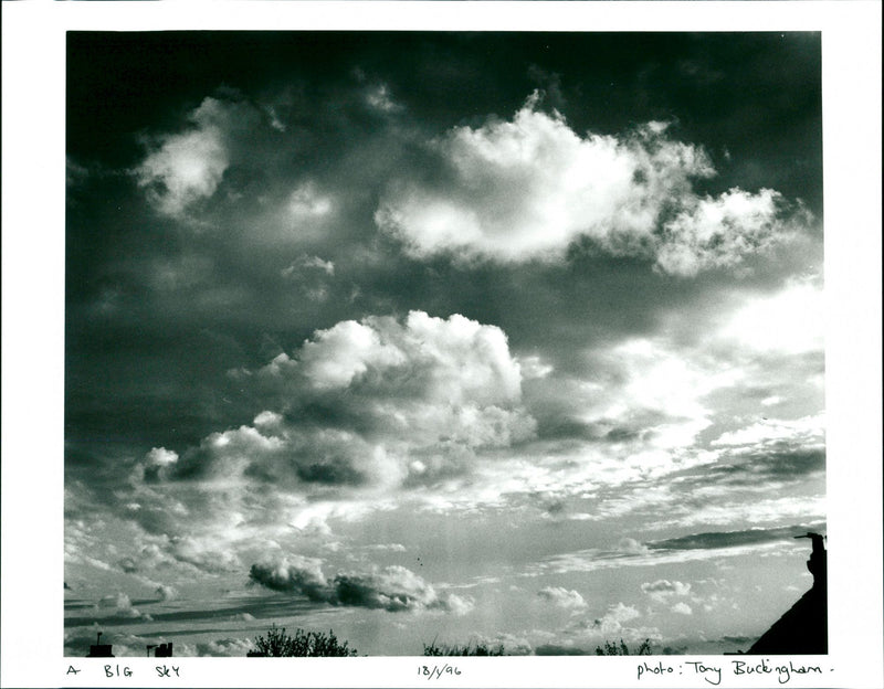 Sky - Vintage Photograph