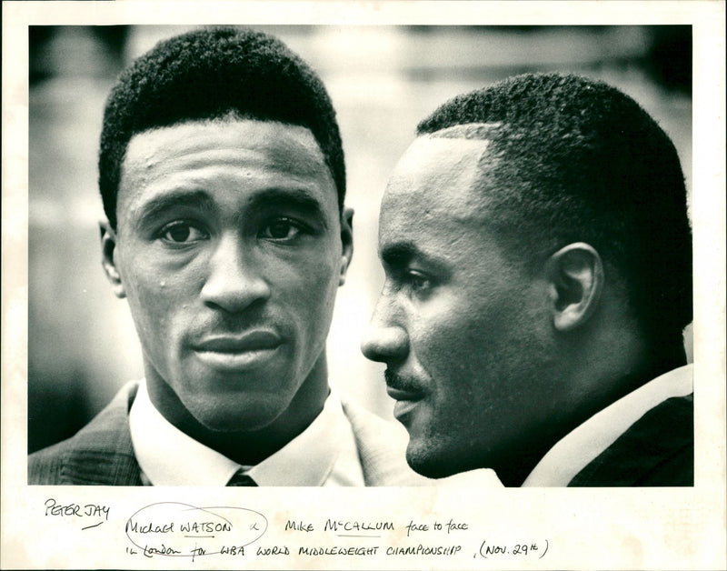 Michael Watson - Vintage Photograph