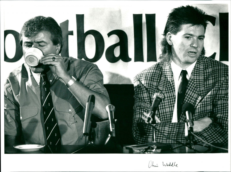 Chris Waddle - Vintage Photograph