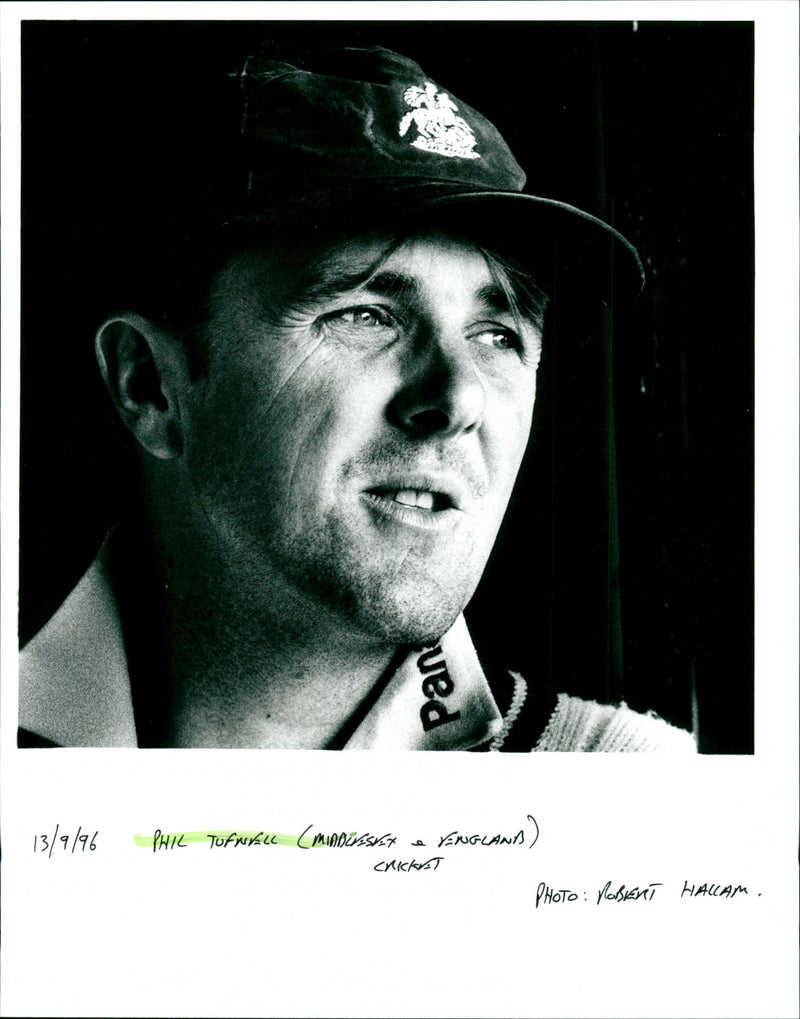 Phil Tufnell - Vintage Photograph