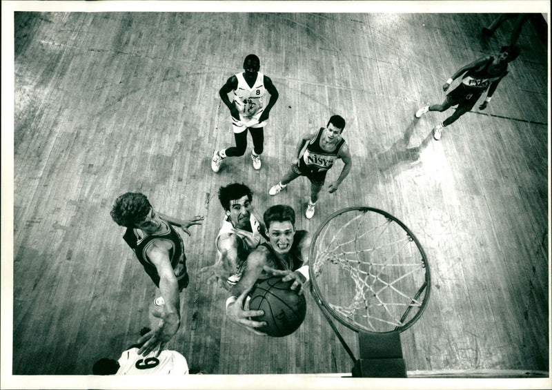 Basketball Game - Vintage Photograph