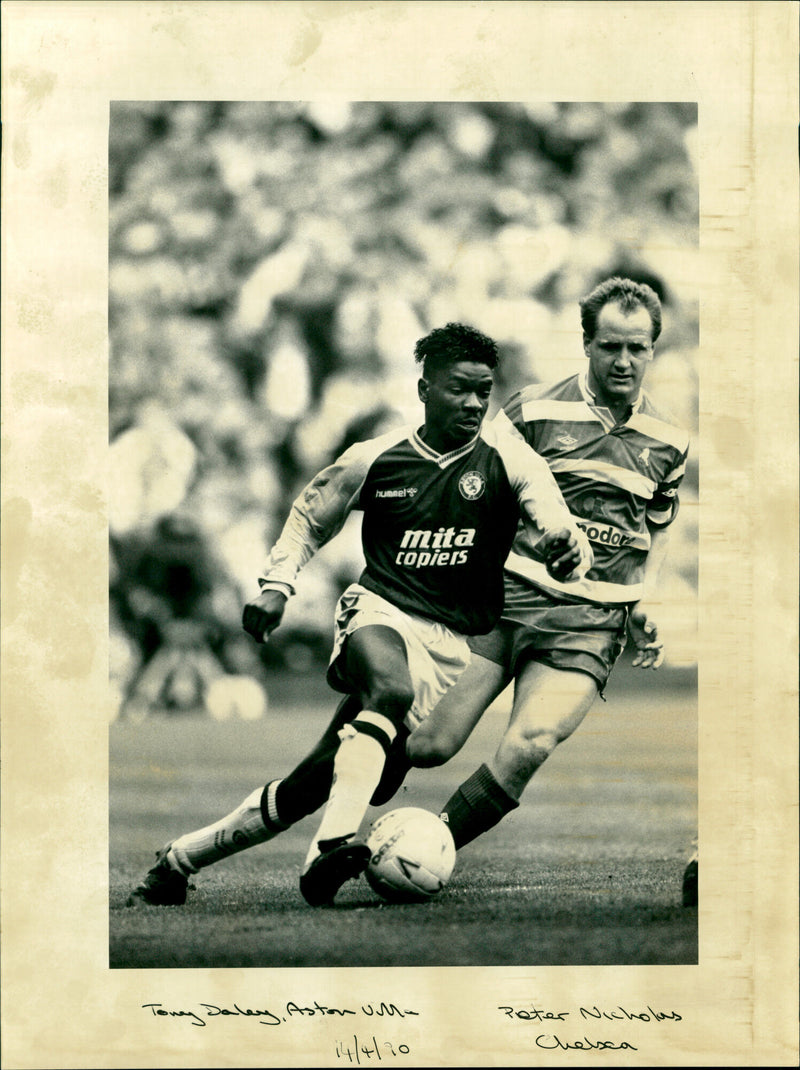 Aston Villa vs Chelsea - Vintage Photograph