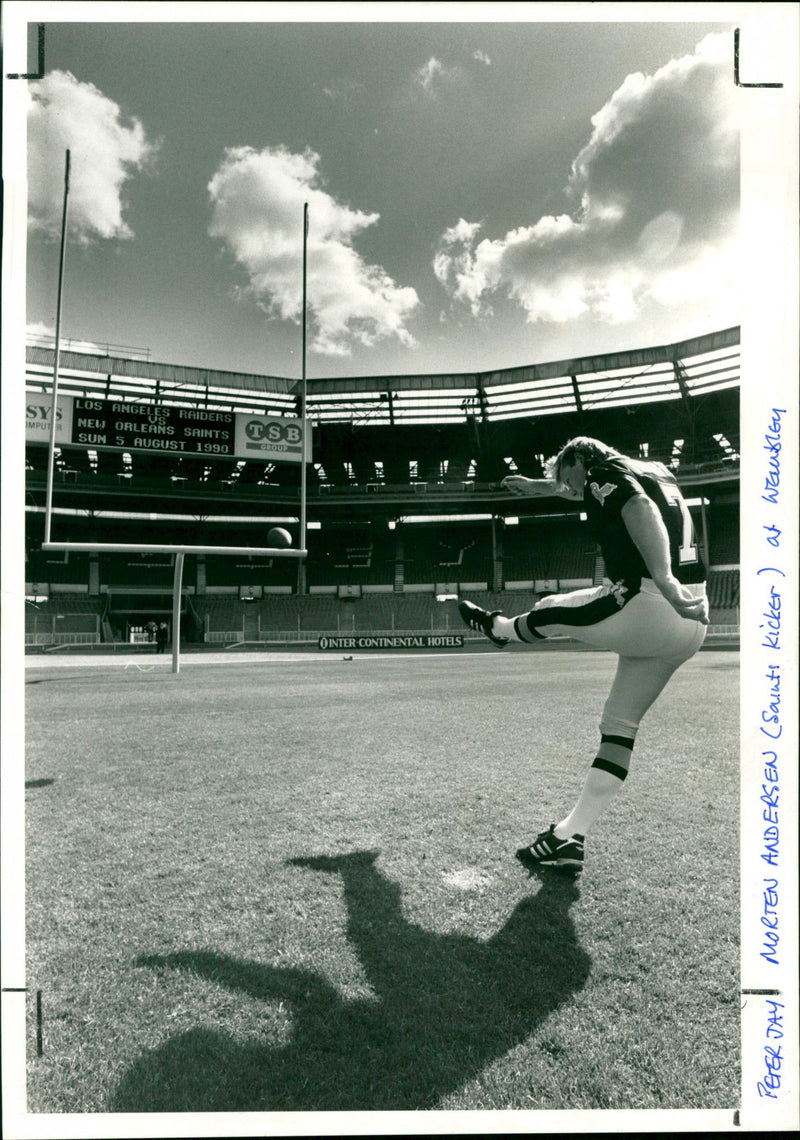 Morten Andersen - Vintage Photograph