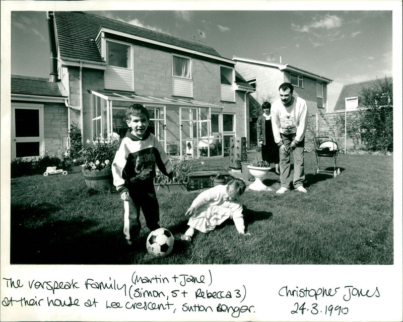 The Verspeak Family - Vintage Photograph