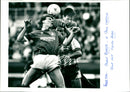 Stuart Pearce, Steve Chettle, Cyville Regis - Vintage Photograph