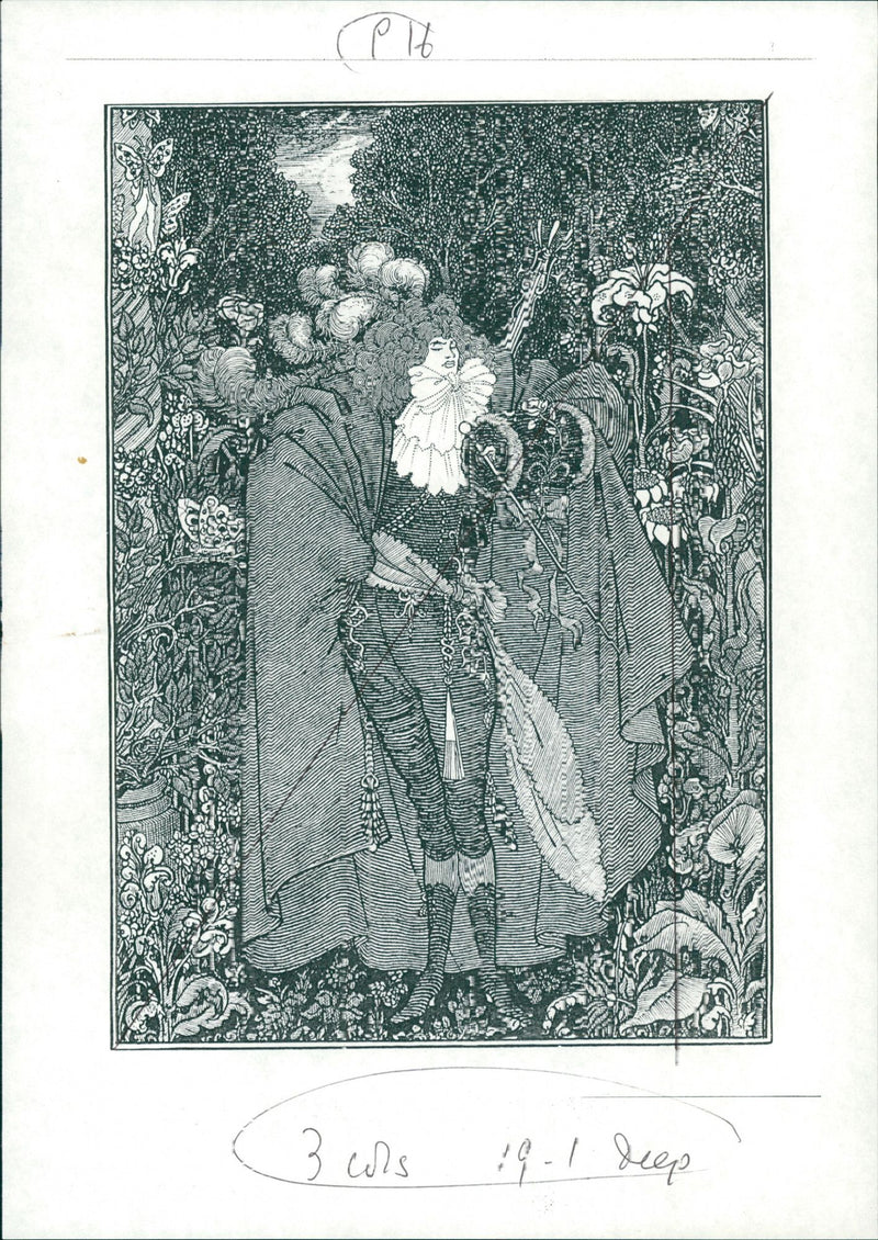 Aubrey Beardsley, Thursday 9th Nov '89 - Vintage Photograph