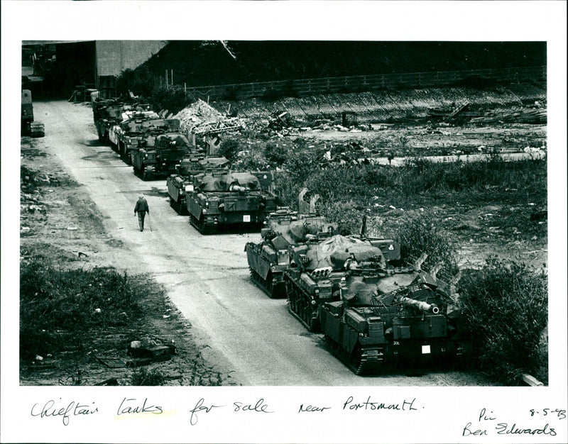 Chieftain Tanks - Vintage Photograph