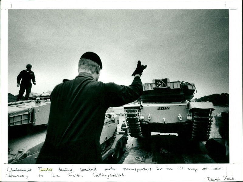 Challenger Tanks - Vintage Photograph