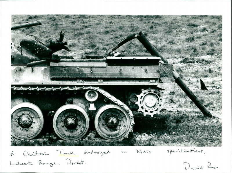 Chieftain Tank - Vintage Photograph