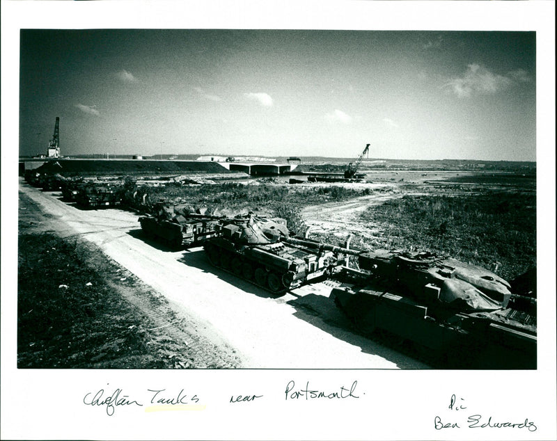 Chieftain Tanks - Vintage Photograph