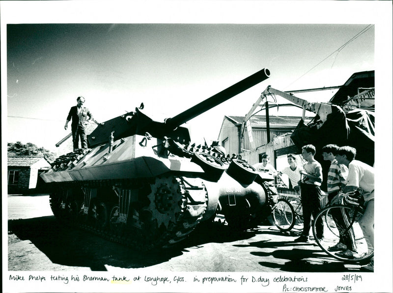 Sherman Tank - Vintage Photograph