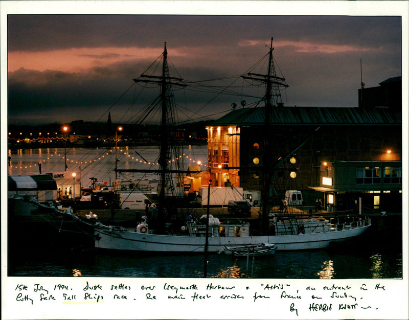 Tall Ships - Vintage Photograph