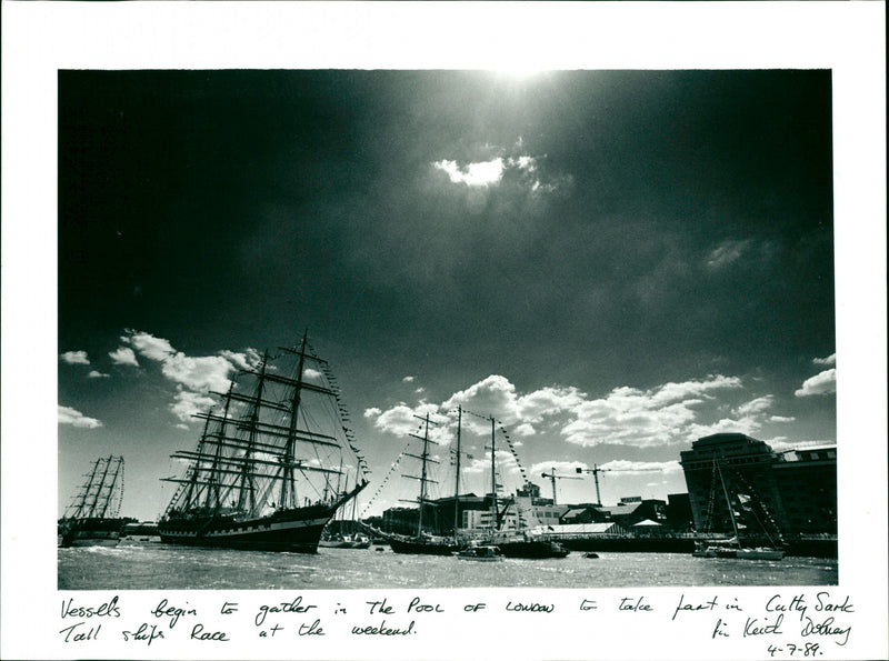 Cutty Sark Tall Ships Race - Vintage Photograph