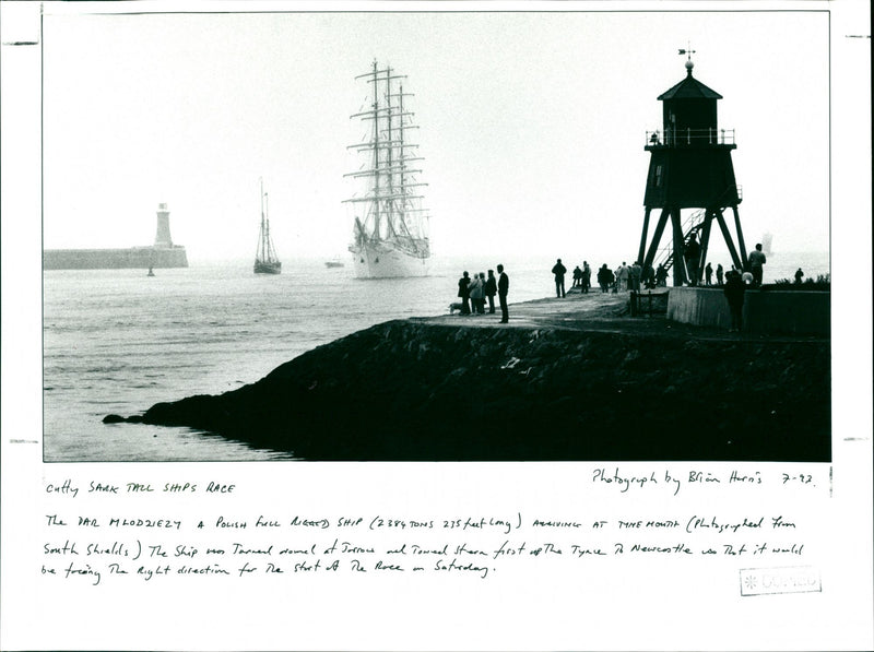 Tall Ships - Vintage Photograph