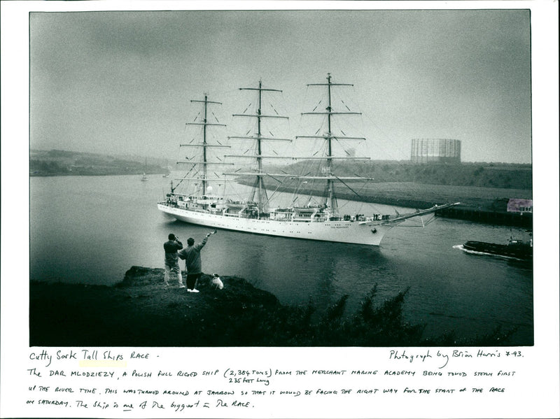 Tall Ships - Vintage Photograph