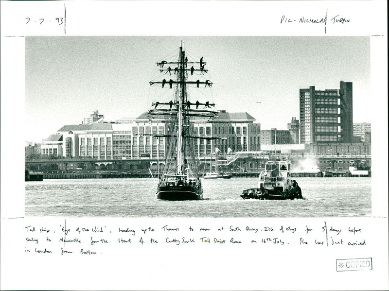 Tall Ships - Vintage Photograph