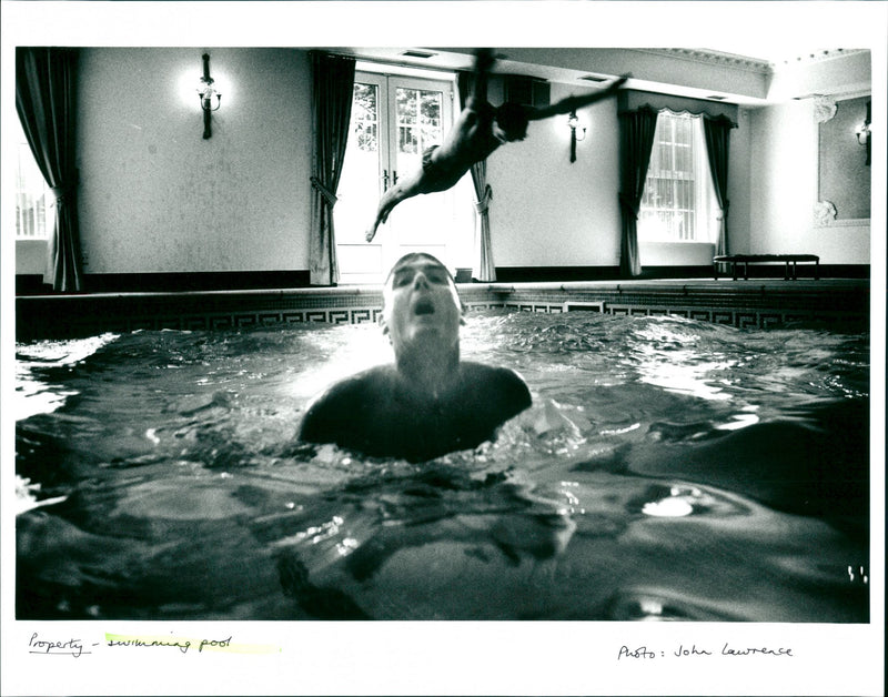 Swimming pool - Vintage Photograph