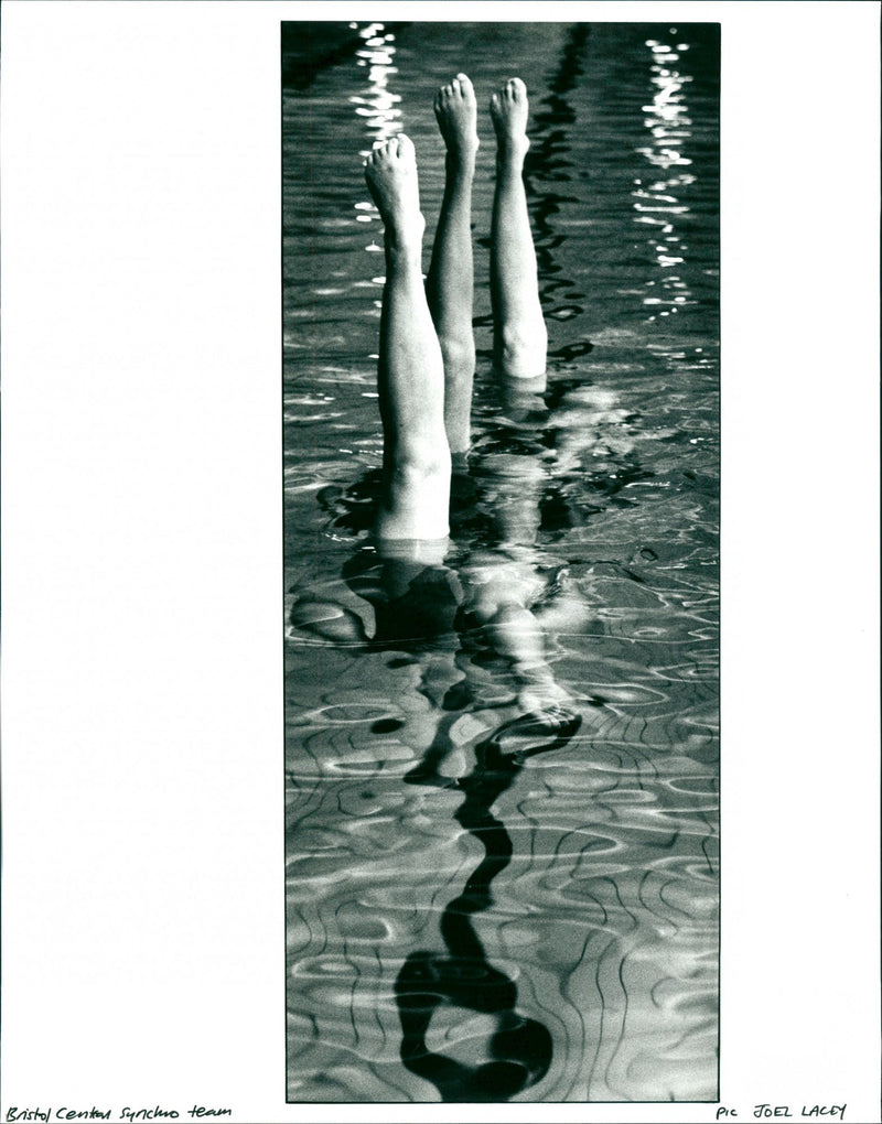 Synchronised swimming - Vintage Photograph