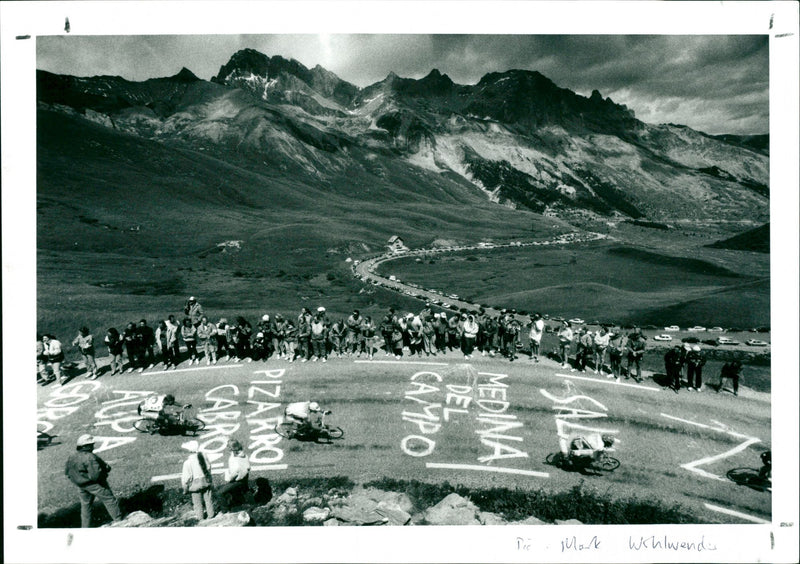 Bicycle Race - Vintage Photograph