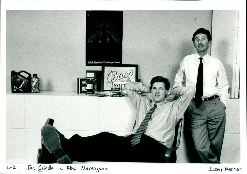 Ian Grindle and Alex Maranzano - Vintage Photograph