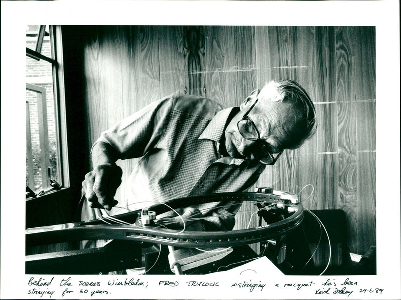 SCENES THE BEHIND WINBLADO - Vintage Photograph