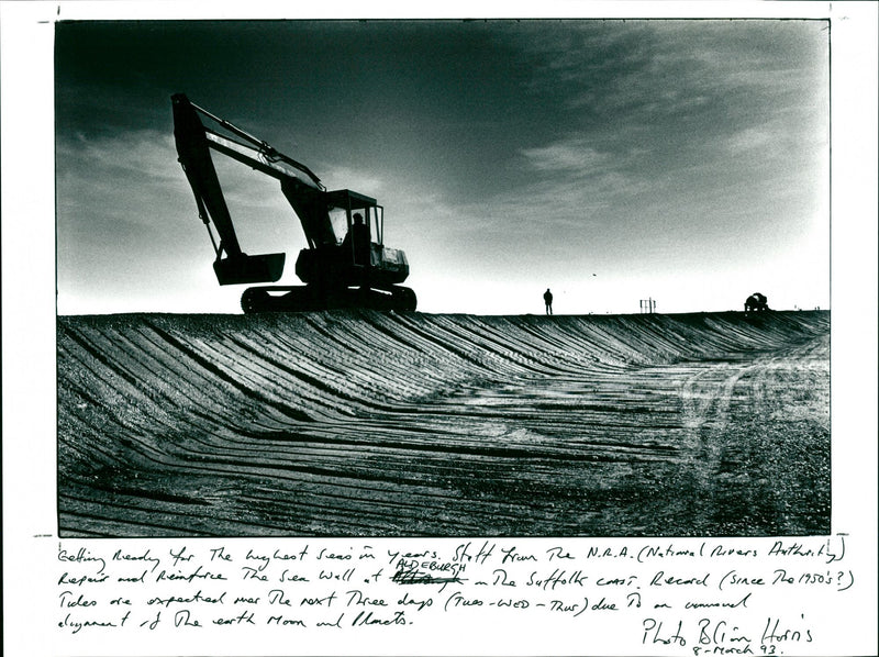 Sea Defences - Vintage Photograph