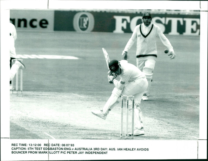 5th Test: Eng. v Australia - Vintage Photograph