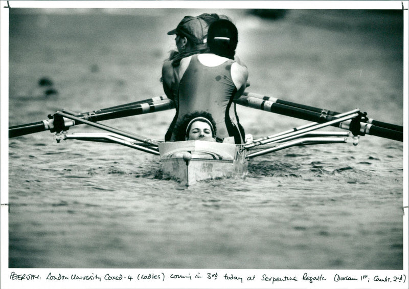 London University Coxed - Vintage Photograph